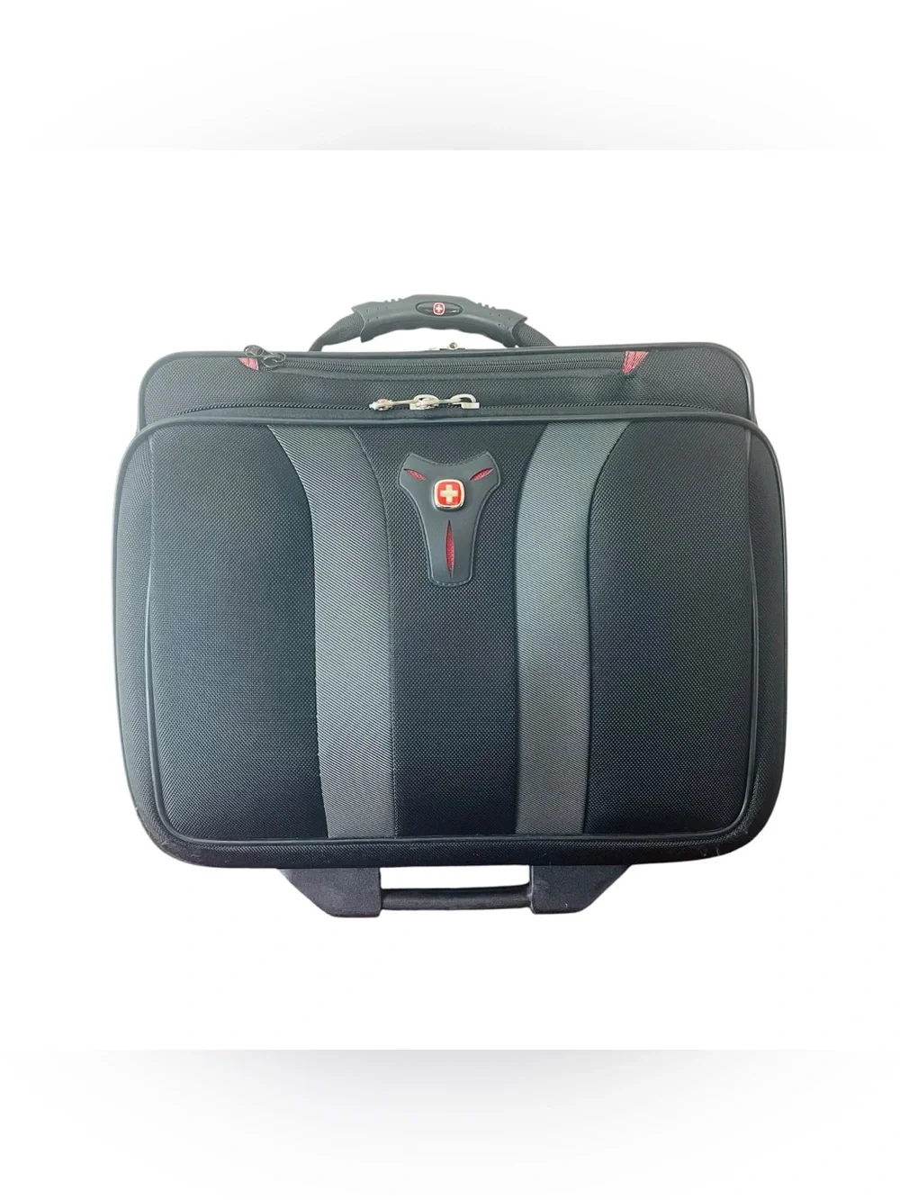 SwissGear Granada Black Laptop Rolling Carry On Briefcase Carry On